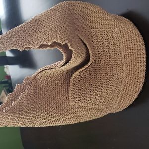 Original Kybele crochet bag.  Roomy, qualty made, full lining with snap close.